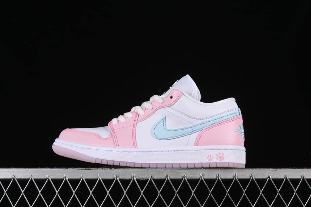 Ladies Pink AirJRDN Sneakers