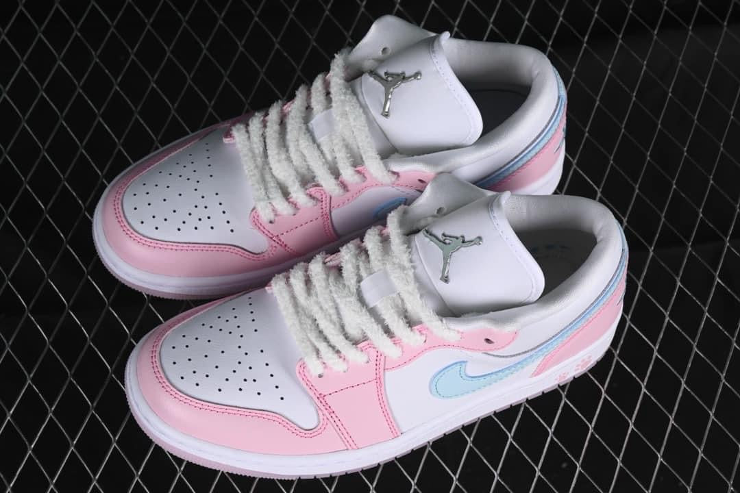 Ladies Pink AirJRDN Sneakers