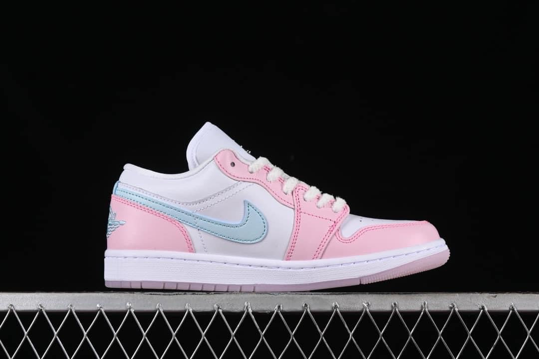 Ladies Pink AirJRDN Sneakers